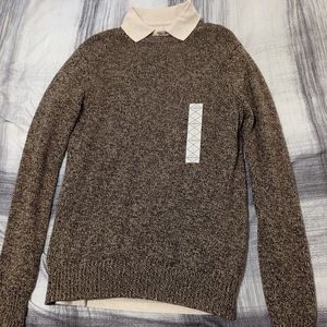 Men's Short Sleeve Polo and Sweater Combo